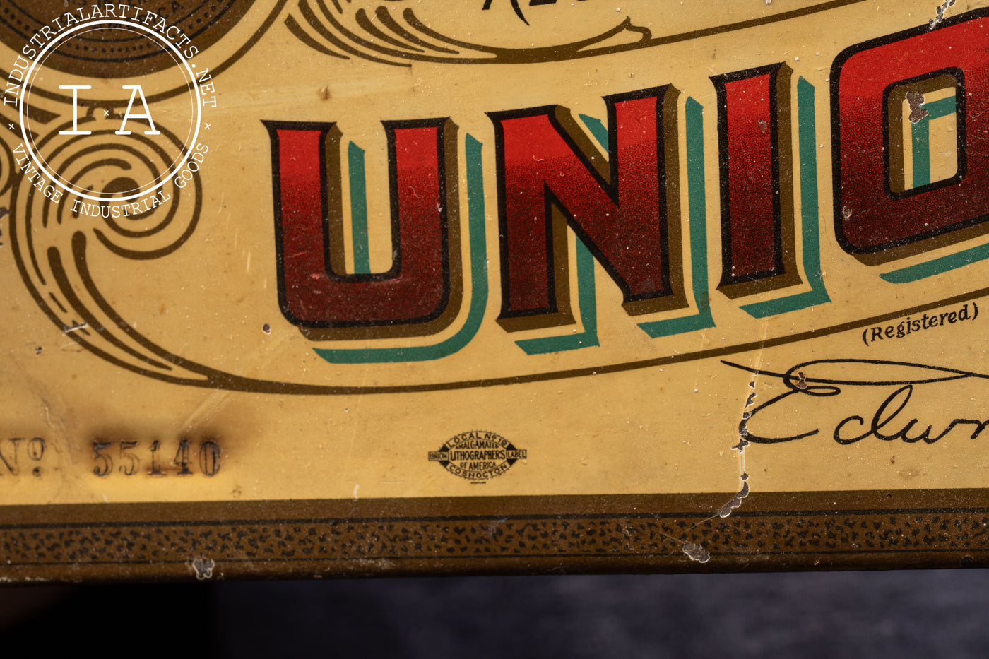 Antique Union Bar Sign