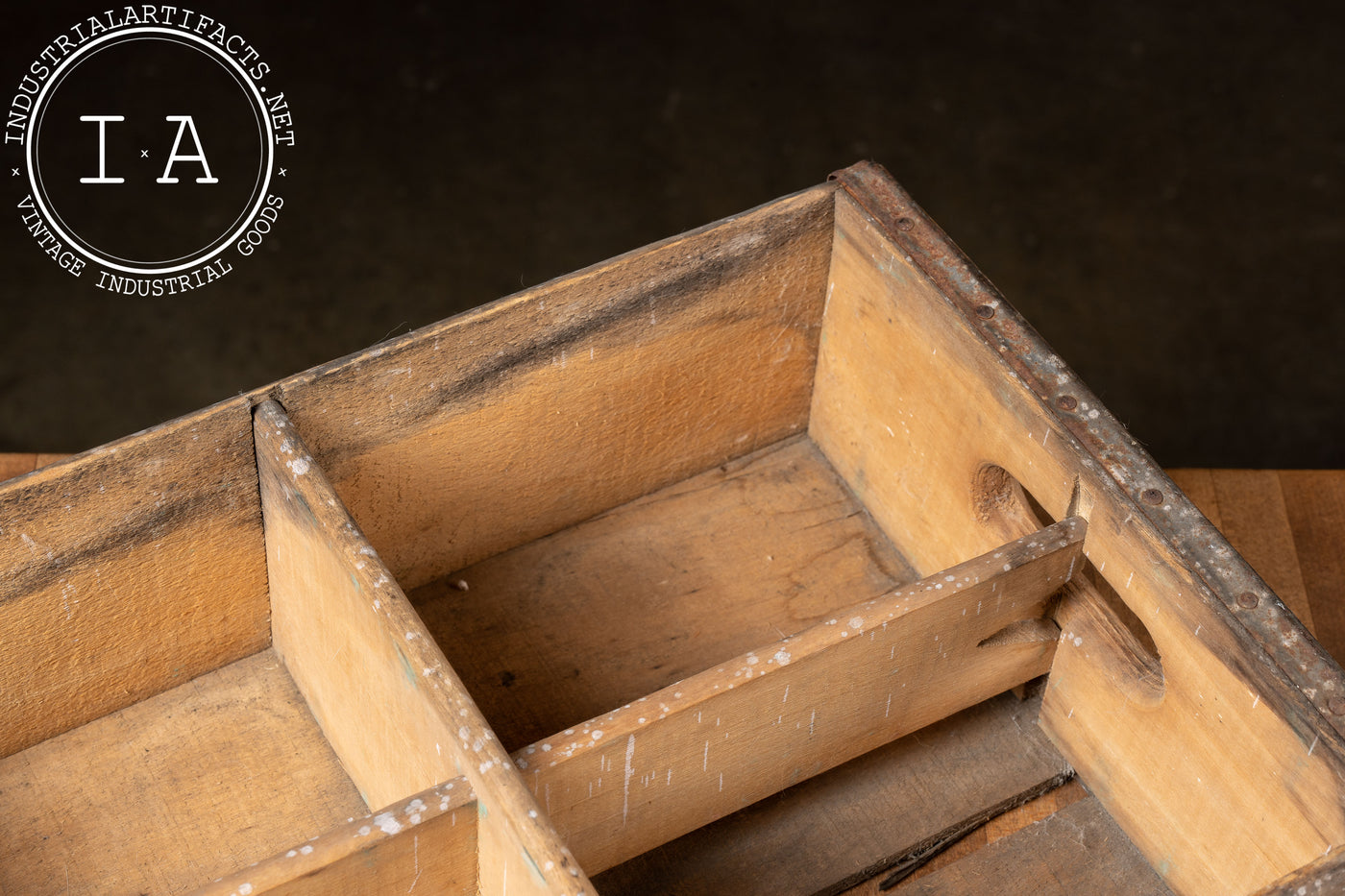 Vintage Wooden Canada Dry Bottle Crate