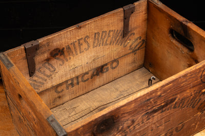 Early 20th Century United States Brewing Co Crate