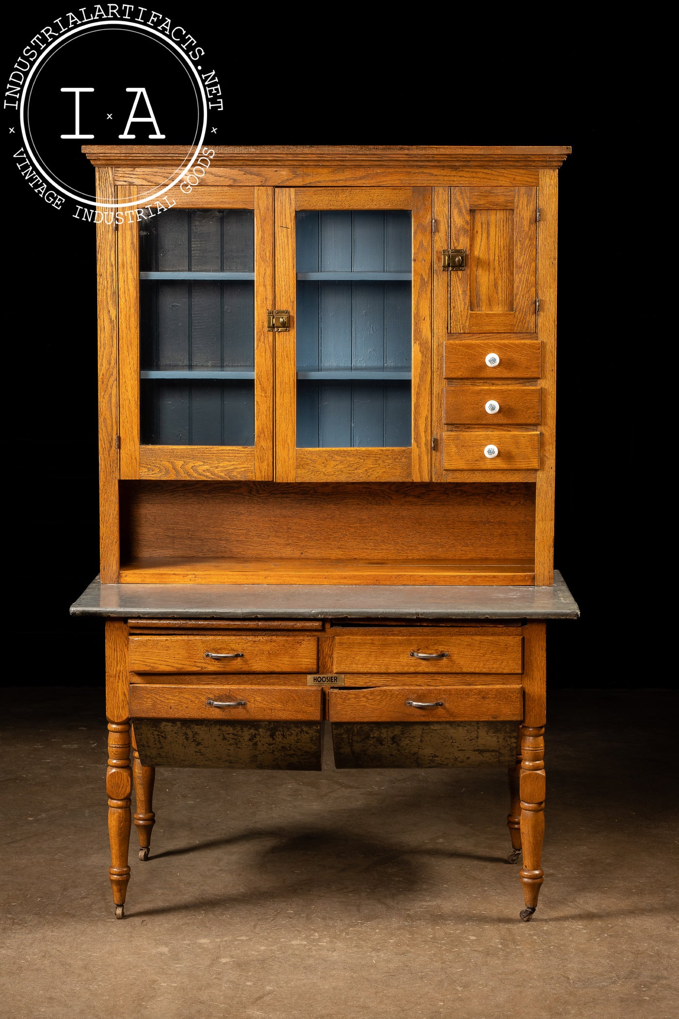 Early 20th Century Hoosier Cabinet by Hoosier