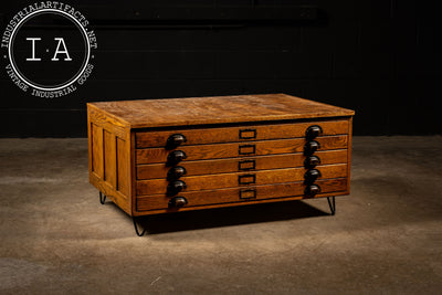 Vintage Flat File Cabinet