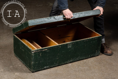 Vintage Swedish Wooden Trunk