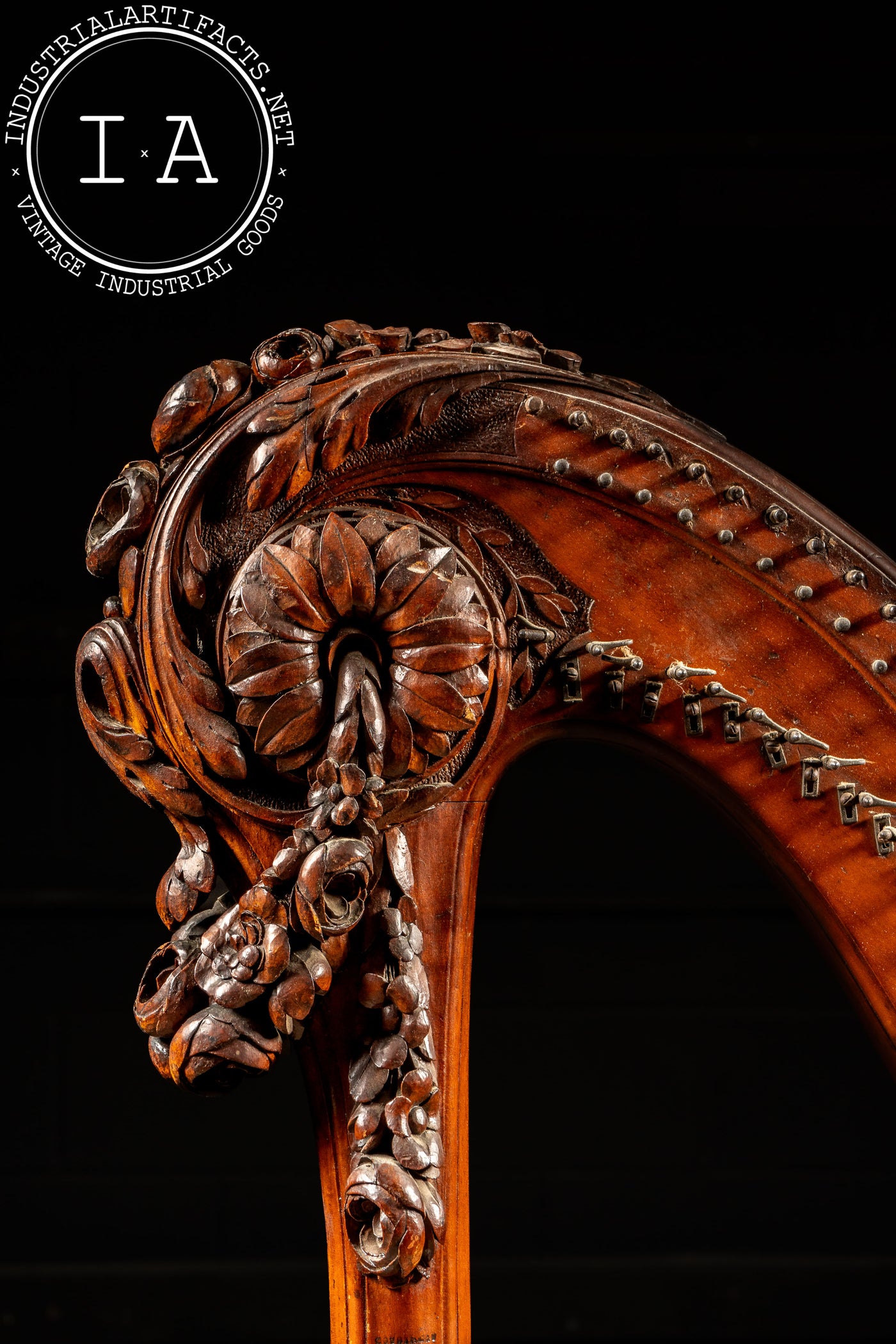 Late 18th Century Cousineau Single Action Pedal Harp