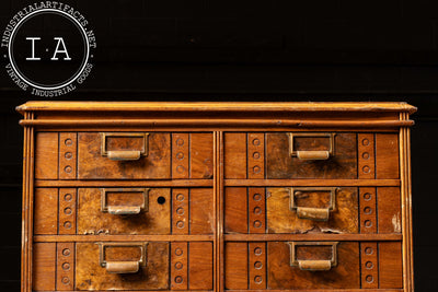 Late 19th Century Birds Eye Maple-Faced Cabinet