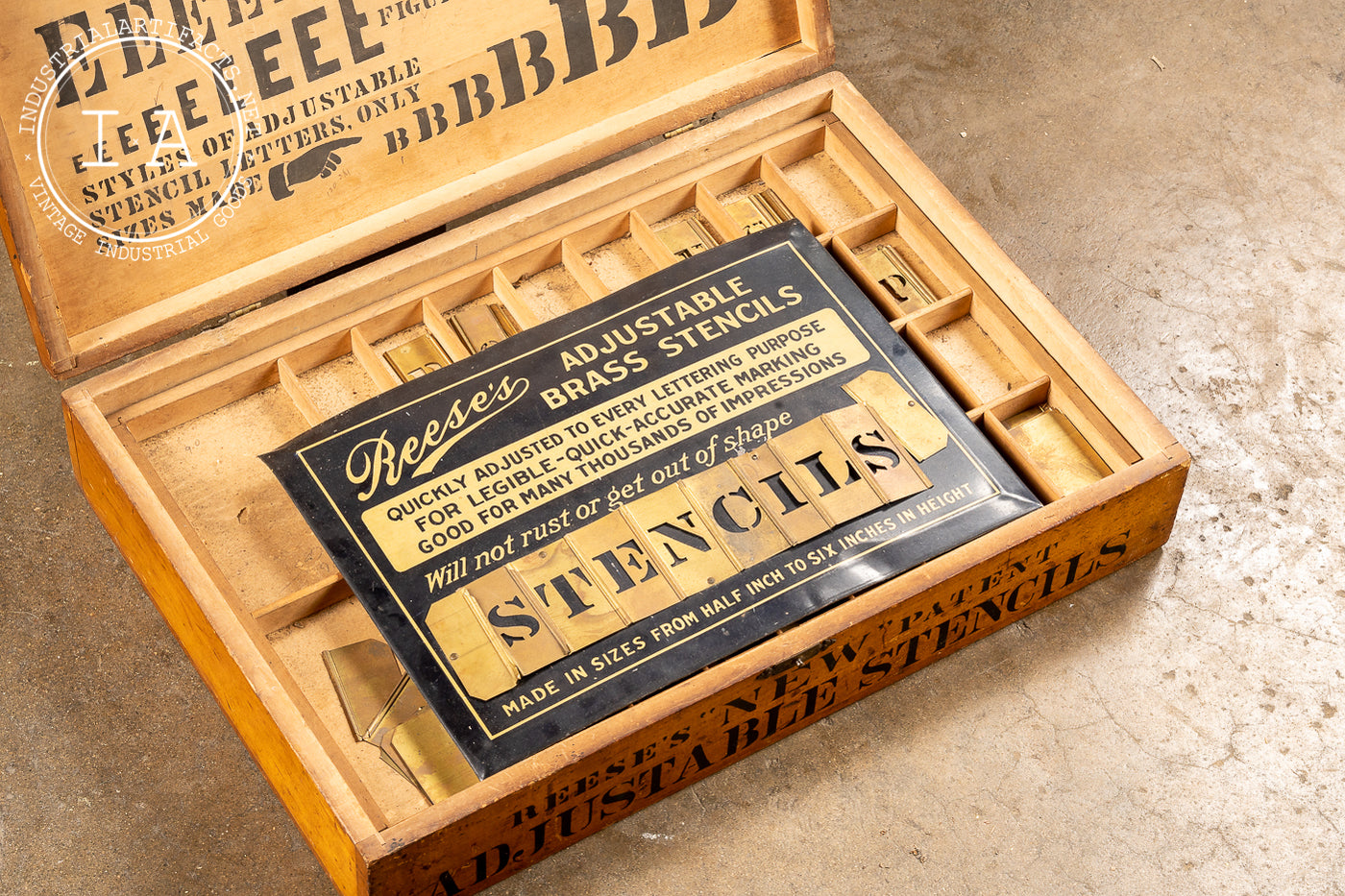 Mid 19th Century Adjustable Stencil Kit