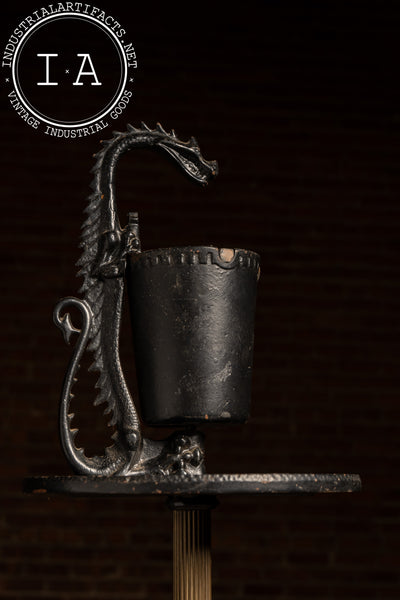 Antique Dragon Smoker Ashtray by Scroll Art