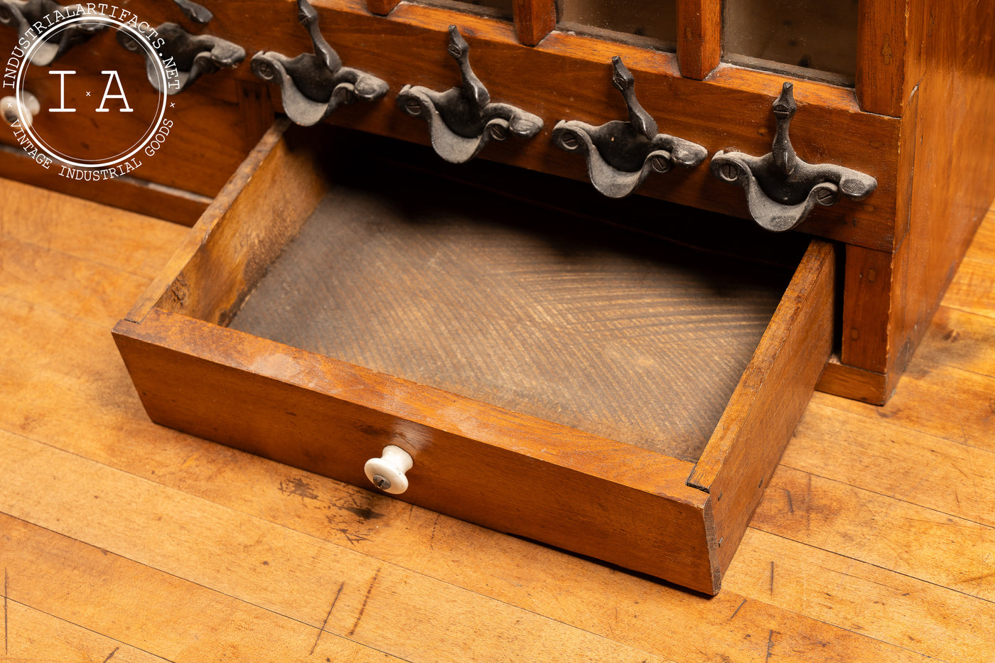 Early 20th Century Shot Dispenser Cabinet