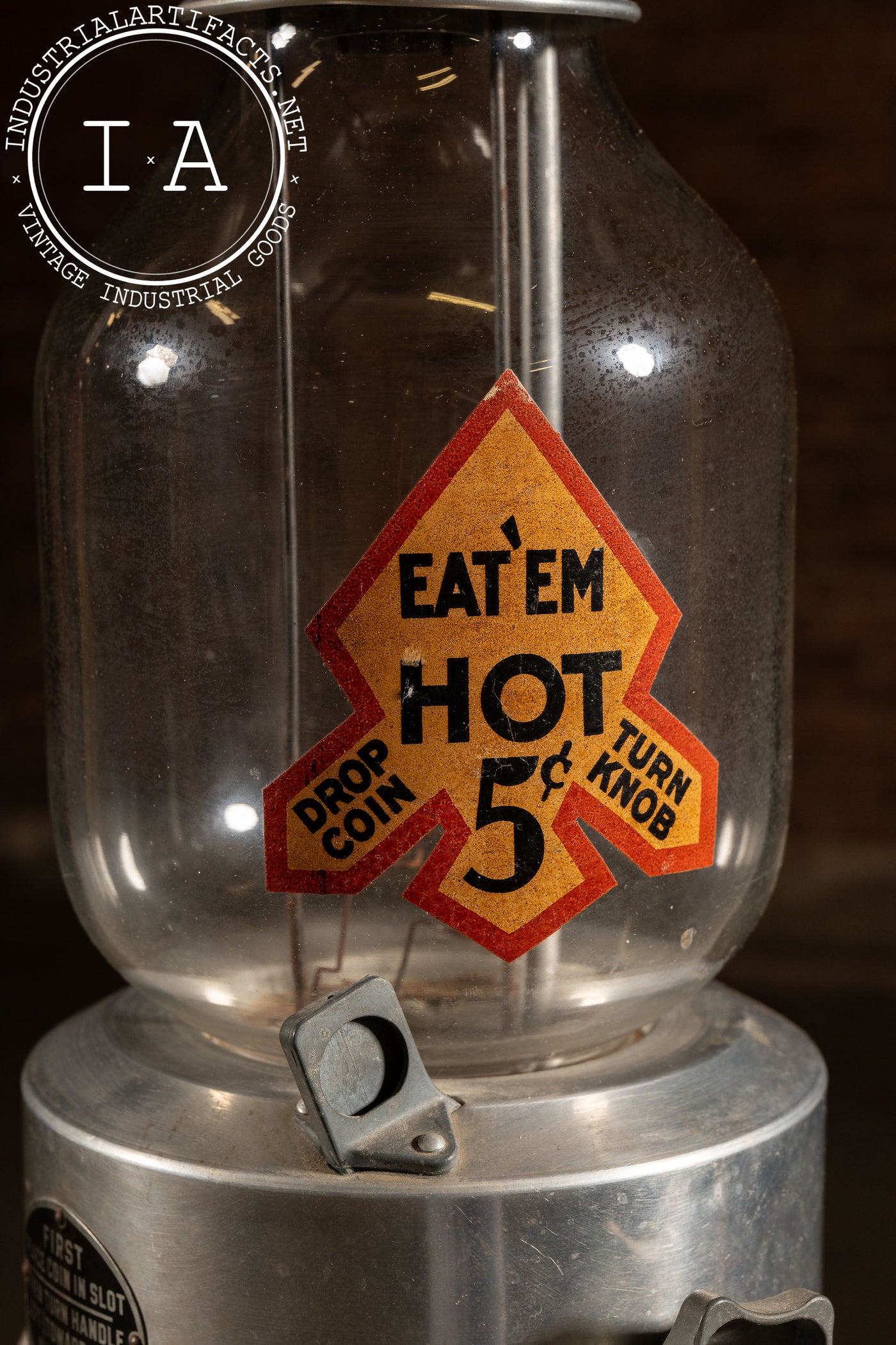 Vintage Electric Peanut Warmer & Vending Machine by Roy Stringer