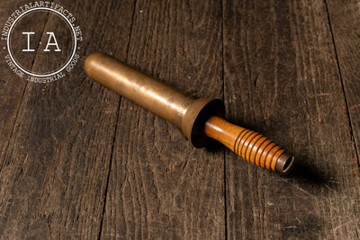 WWII-Era Serrated Survival Knife with Defensive Sheath