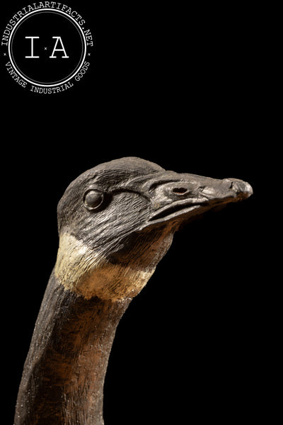 Bronze Canada Goose Sculpture “Nature’s Delight” by James E. Hoker