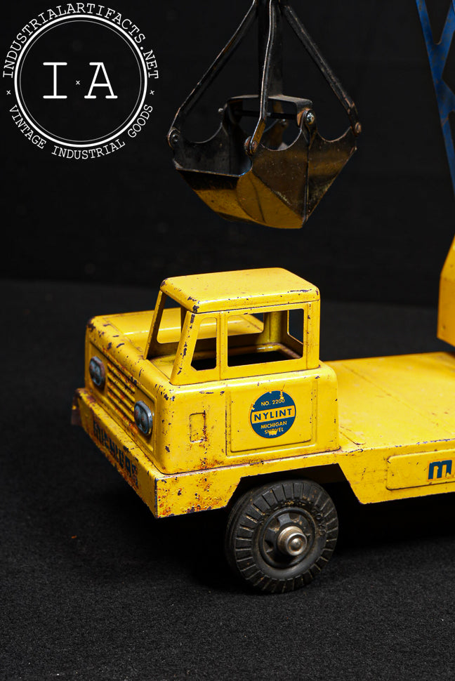 Vintage Michigan Shovel Crane Pressed Steel Toy Truck Model T-24 by Ny-Lint