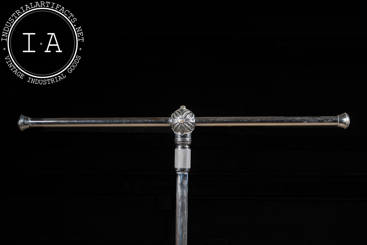 Art Deco Nickel-Plated Department Store Garment Rack