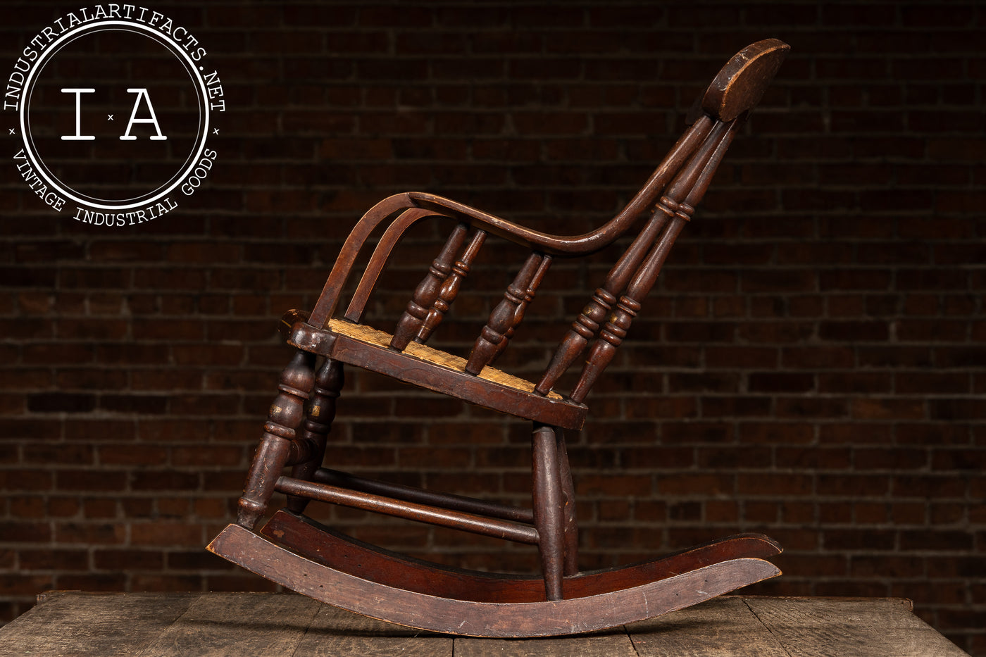 19th Century Child’s Painted Rocking Chair