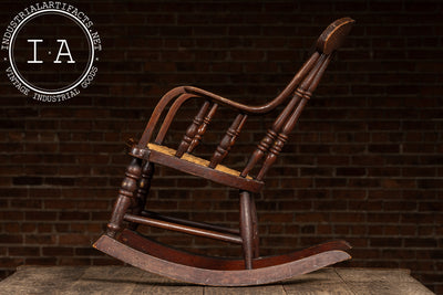 19th Century Child’s Painted Rocking Chair