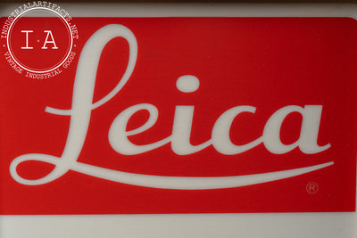 Vintage Leica Cameras Lighted Dealer Advertising Clock