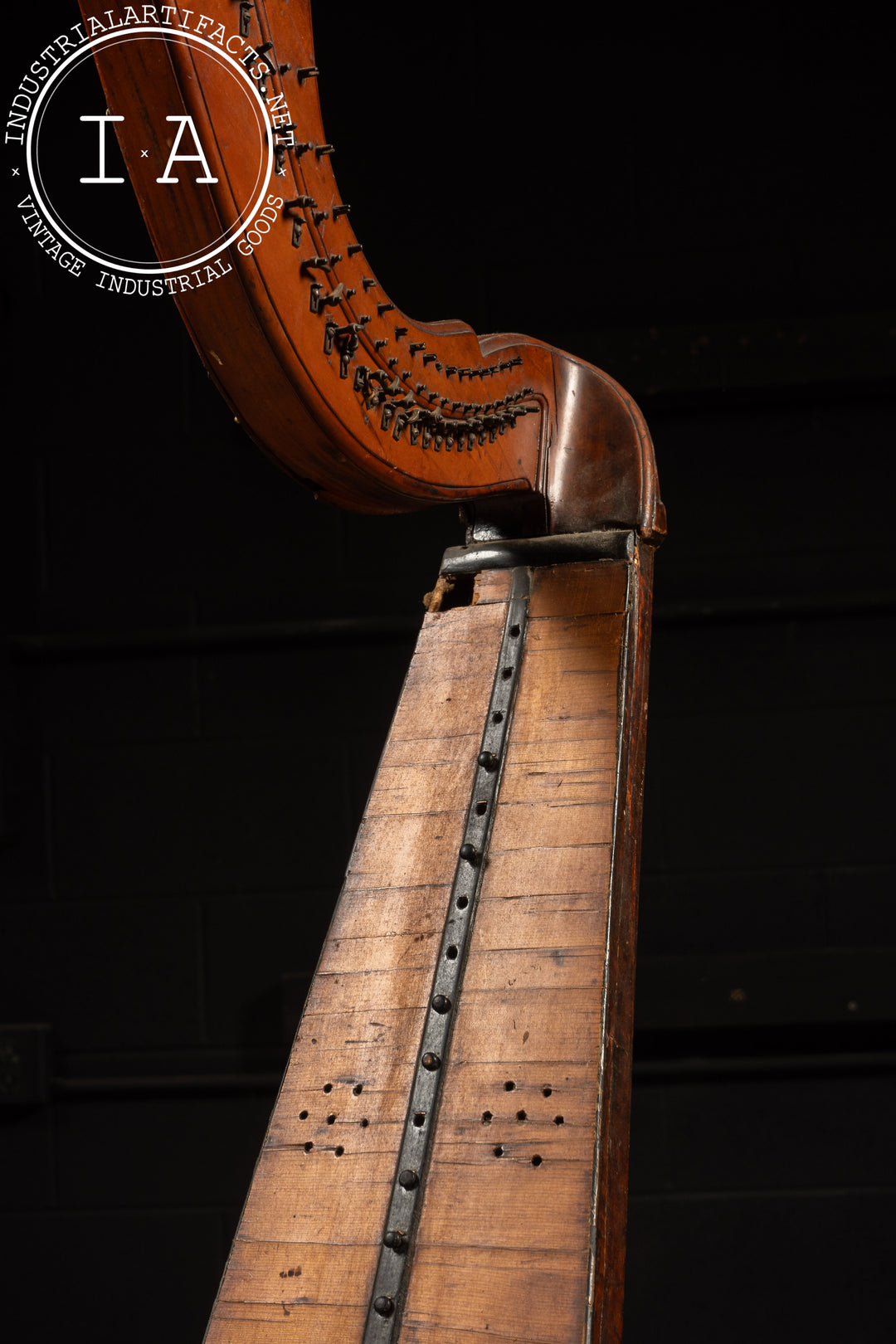 pedal harp cost Late 18th Century Cousineau Single Action Pedal Harp – Industrial Artifacts