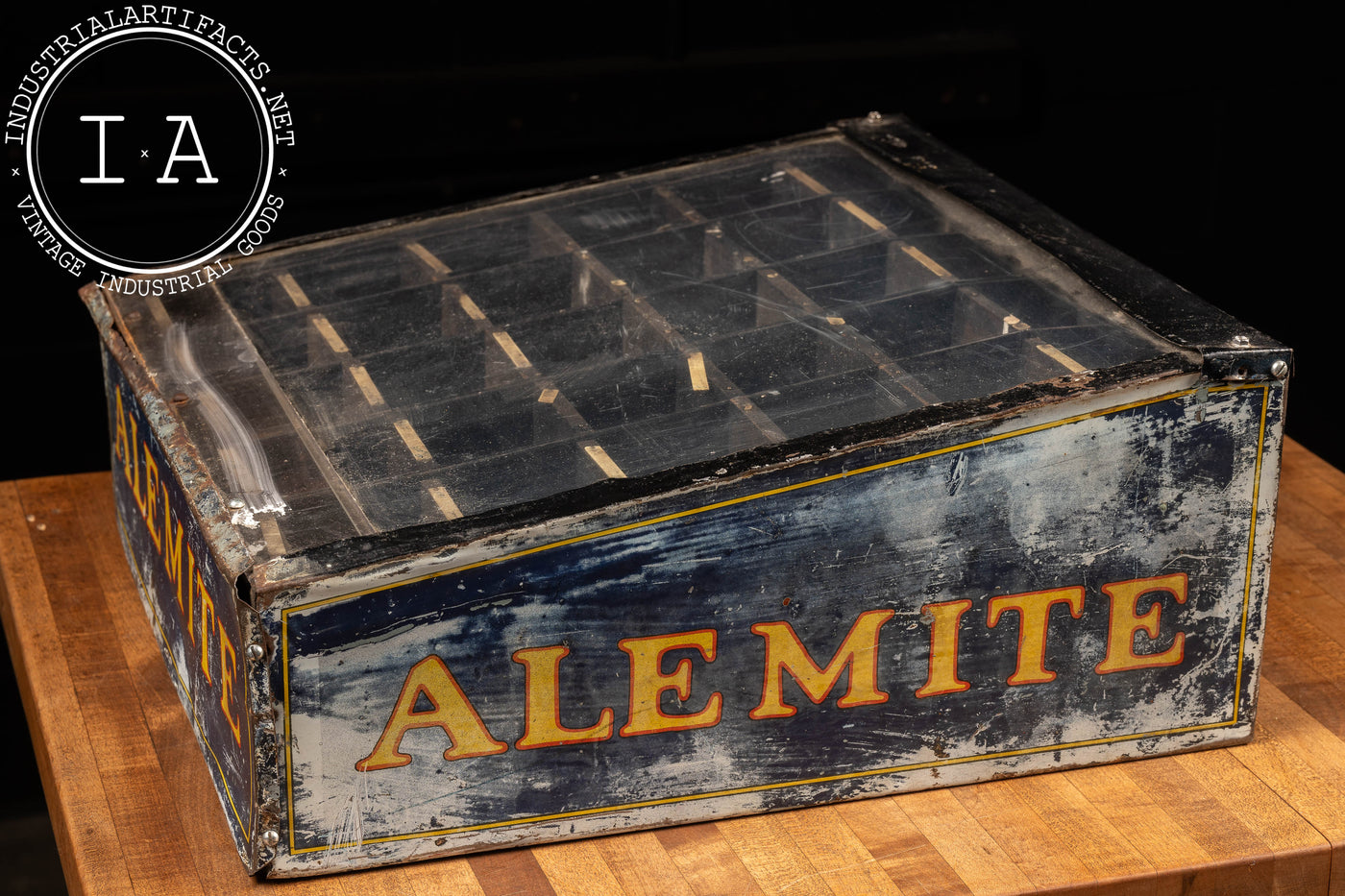 c.1920 Alemite Point of Sale Automotive Display Case