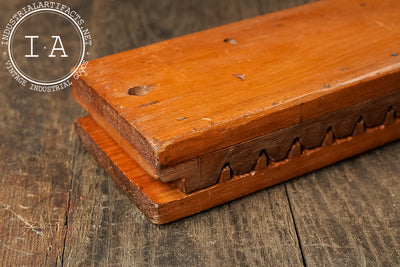 Antique Wooden Cigar Press Mold
