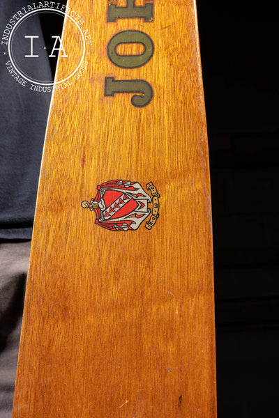 Vintage "Johnny" TKE Fraternity Oar Paddle