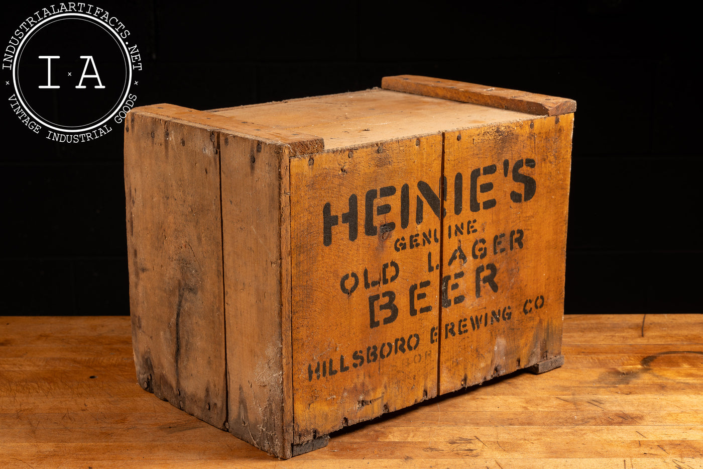 Vintage Heinie's Genuine Old Lager Beer Crate