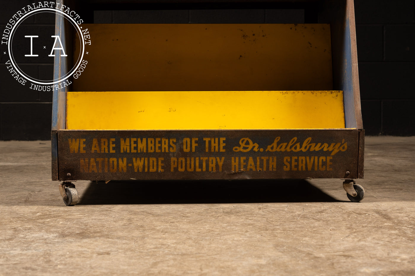 Vintage Poultry Medicine Mercantile Display