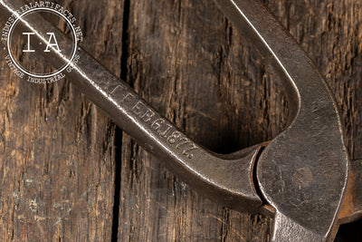 Late 19th Century C.M. Morrison Patent Stove Tongs