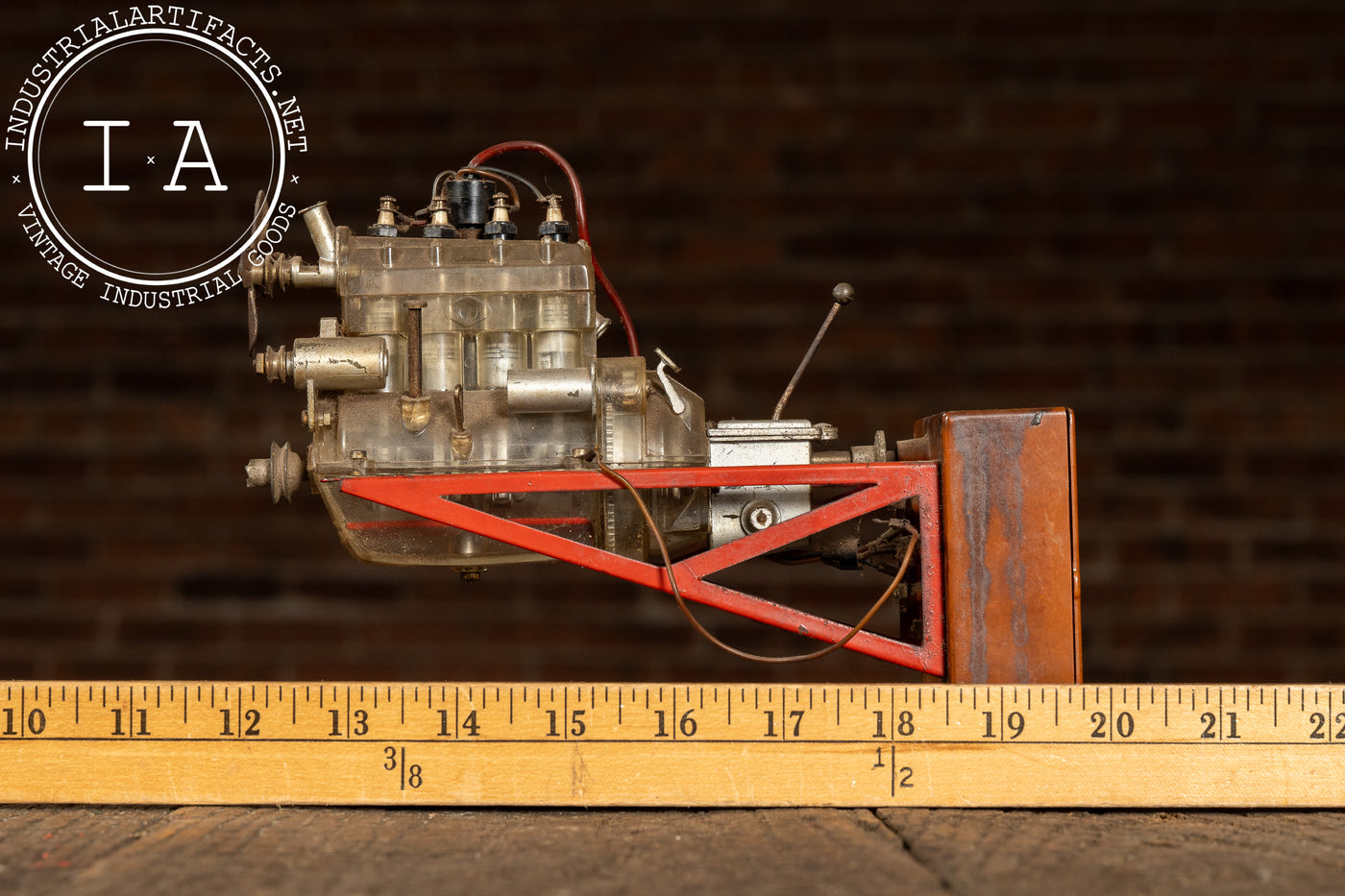 Vintage German Educational Engine Demonstrator Model by Gescha