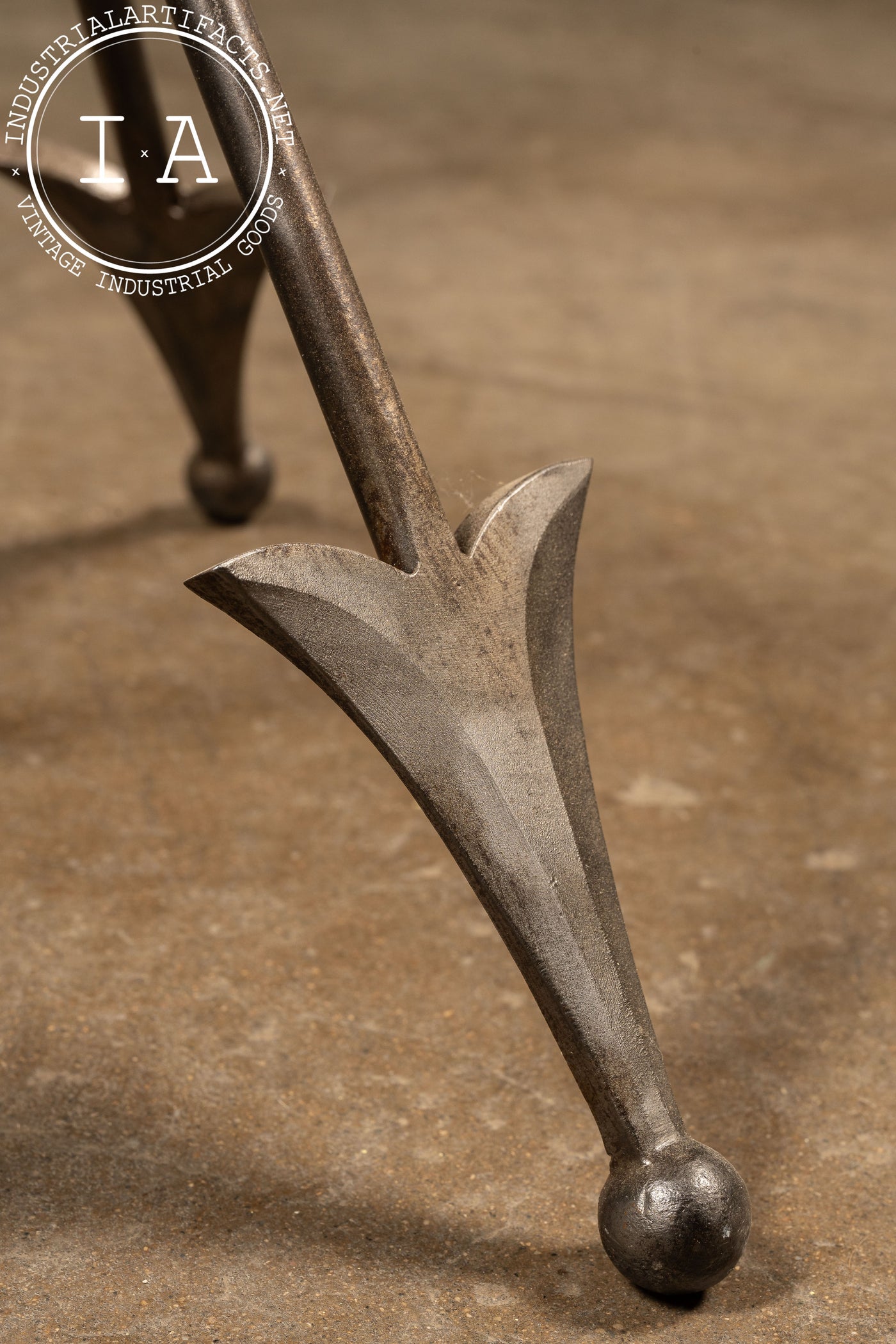 Hand Forged Side Table With Glass Top