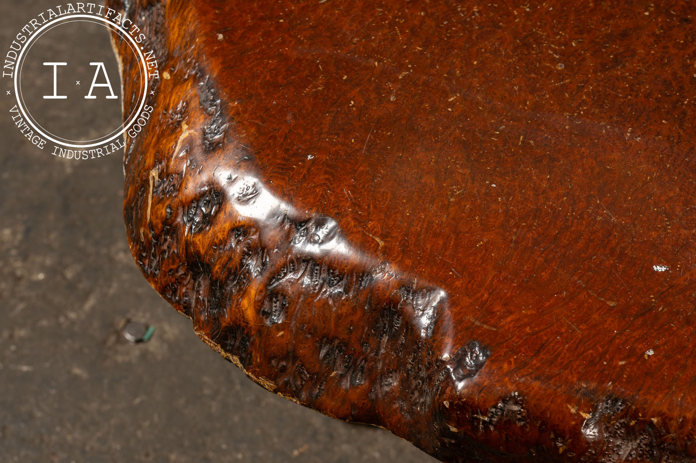 Vintage Redwood Burl Coffee Table