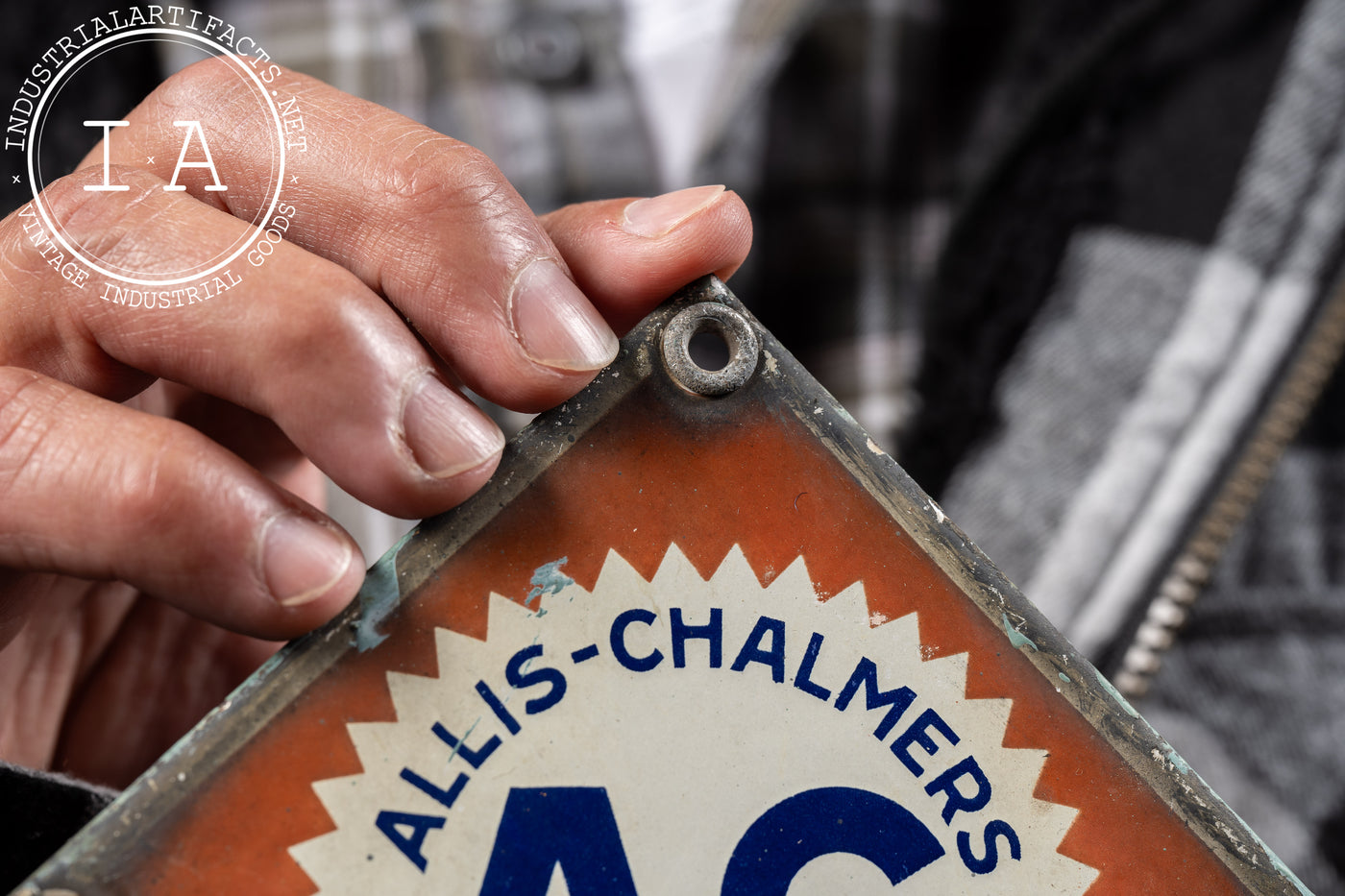 Vintage Small Allis-Chalmers SSP Sign
