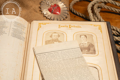 Late 19th Century Ellwood Family Bible - DeKalb, IL