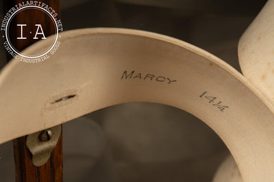 Antique Wood and Glass Mercantile Collar Display Case for C. W. Ferguson