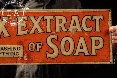 Early 20th Century Borax Advertising Sign