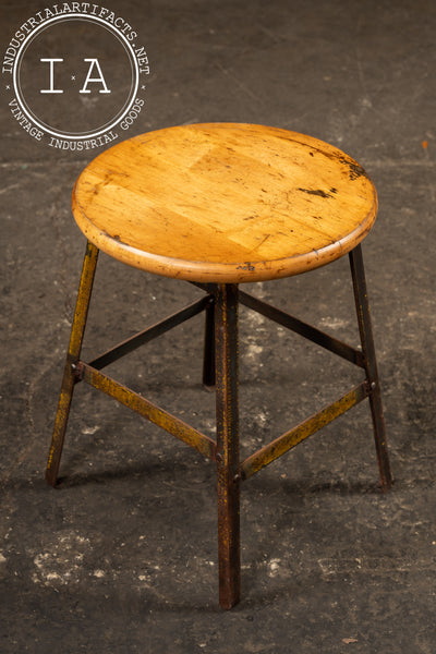 Mid-Century Pollard Bros. Shop Stool