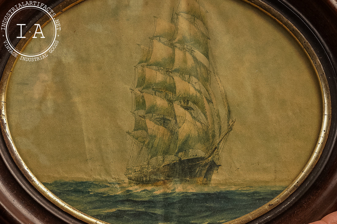 Vintage Clipper Ship Art