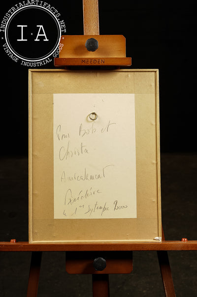 Untitled | Late 20th C. Charron Abstract Illustration, Signed and Dated
