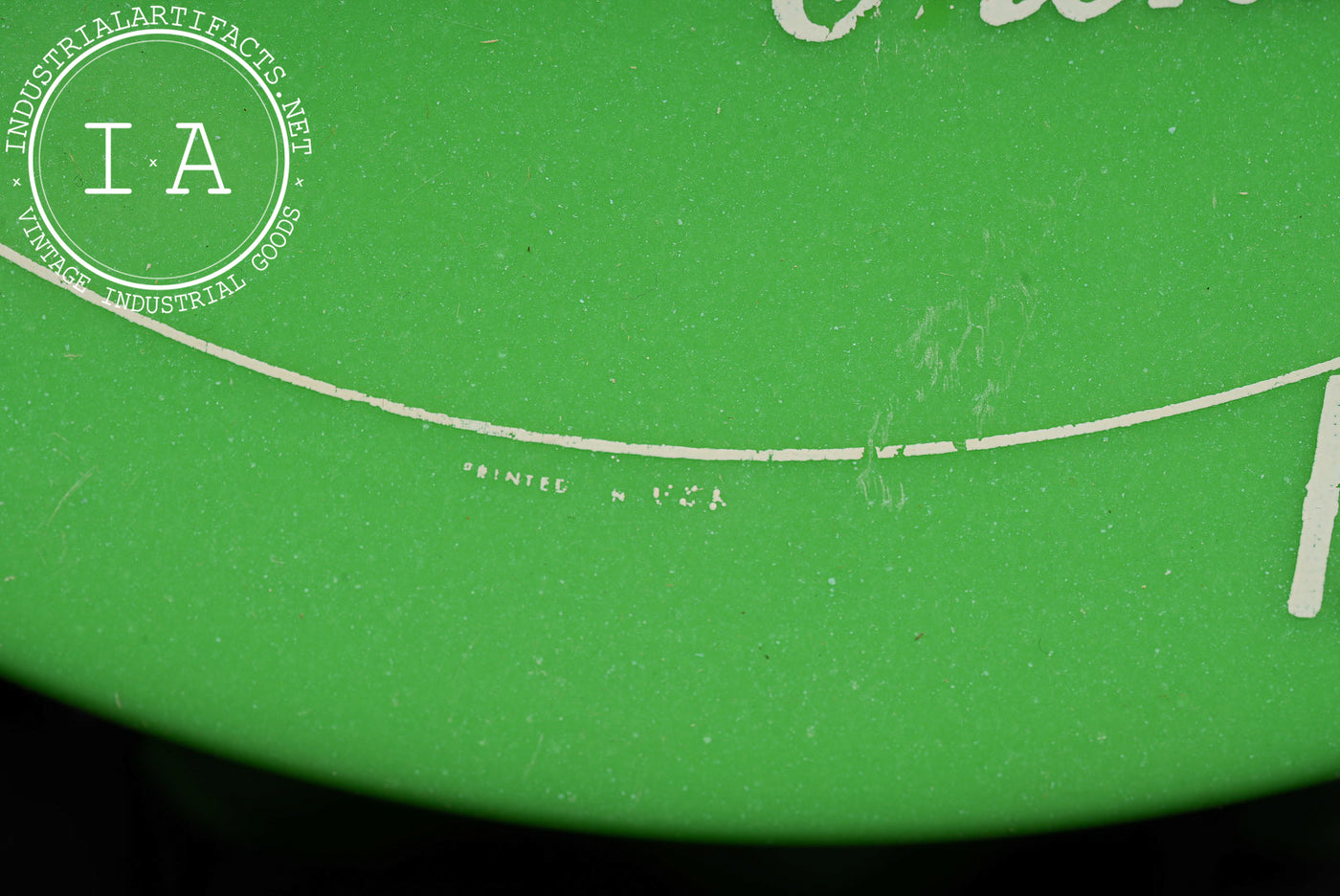 Vintage "Lymette Soda" Advertising Figural Bottle Cap Thermometer