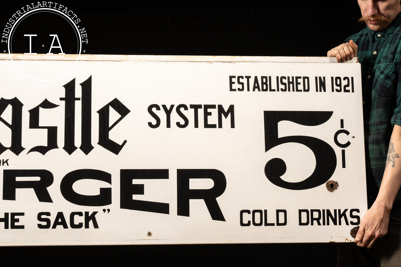 Vintage White Castle SSP Restaurant Sign