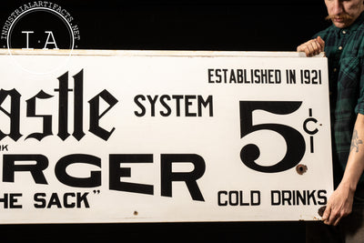 Vintage White Castle SSP Restaurant Sign