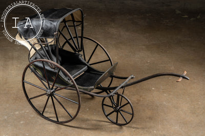 Late 19th Century Children's Buggy in Black