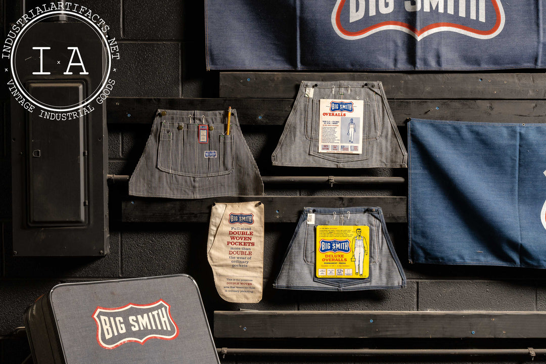 BIG SMITH 
サロペットジーンズ 50年代 黒タグ オーバーオール Walls Big Smith Men's Work Denim Bib Overall, Rigid, Size