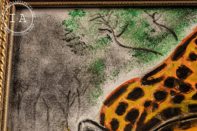 Leopard | Framed Oil Painting