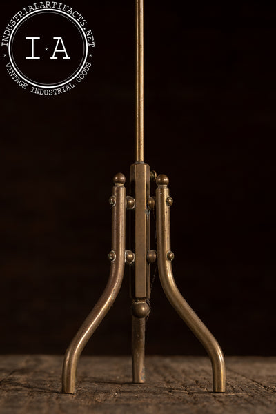 Antique Brass Tabletop Mercantile Display Stand