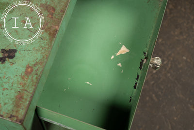 Vintage Industrial Metal Cabinet by Eagle Sheet Metal Mfg. in Green