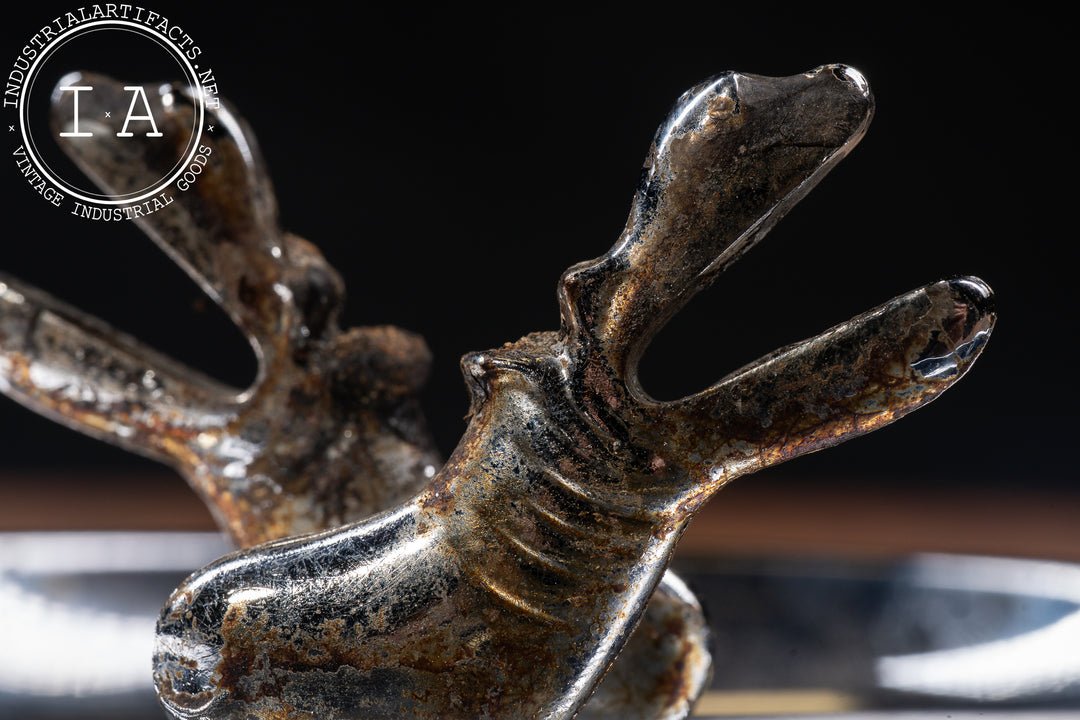 Vintage Chromed Figural Hippo 