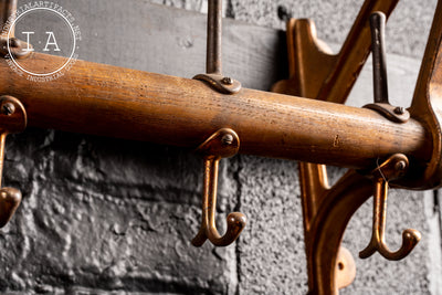 Late 1800s Sargent & Co. Coat and Hat Rack