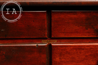 Massive Early 20th Century Double Apothecary Cabinet Set by W. B. McLean