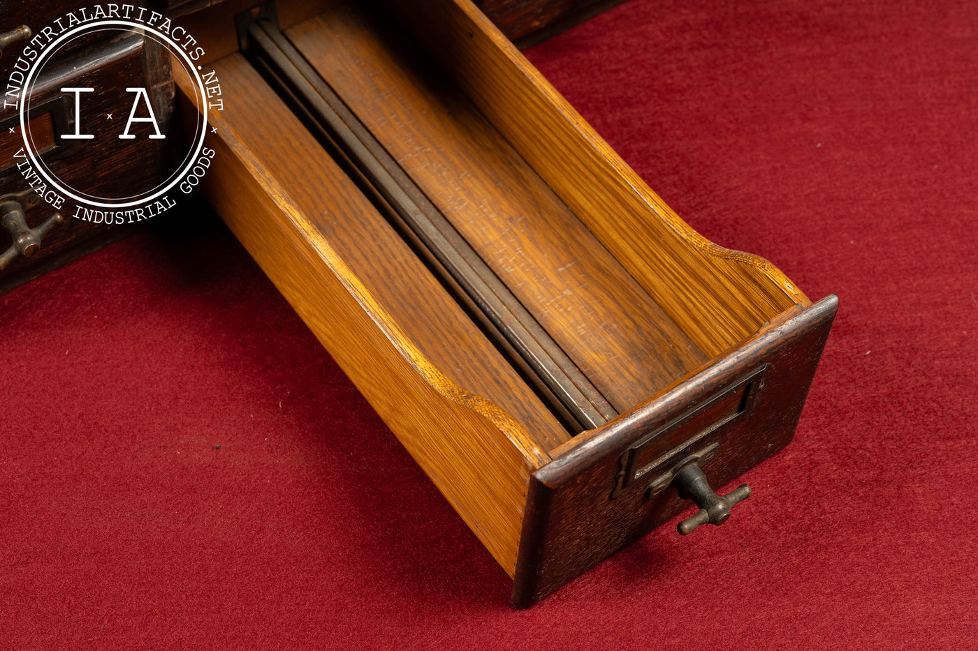 Early 20th Century 6-Drawer Oak Card Catalog