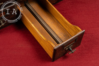 Early 20th Century 6-Drawer Oak Card Catalog
