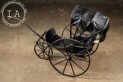 Late 19th Century Children's Buggy in Black